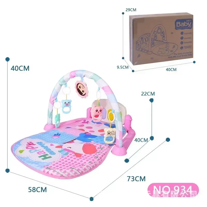 2024 Selling New Baby Toys Music Pedal Piano 0-1 Year Old Newborn Piano Game Pad Christmas Gift Mother and Child Supplies