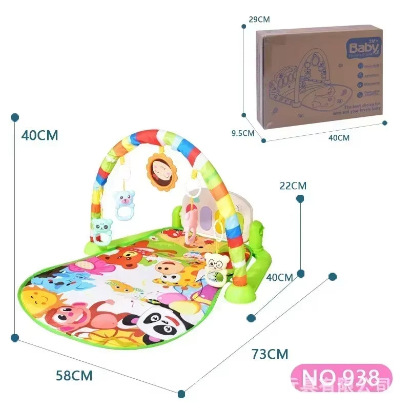 2024 Selling New Baby Toys Music Pedal Piano 0-1 Year Old Newborn Piano Game Pad Christmas Gift Mother and Child Supplies