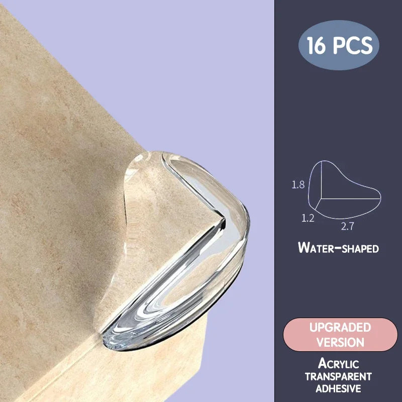 16Pcs Luminous Silicone Baby Safety Corner Guards - Protect Your Little Ones from Sharp Edges!