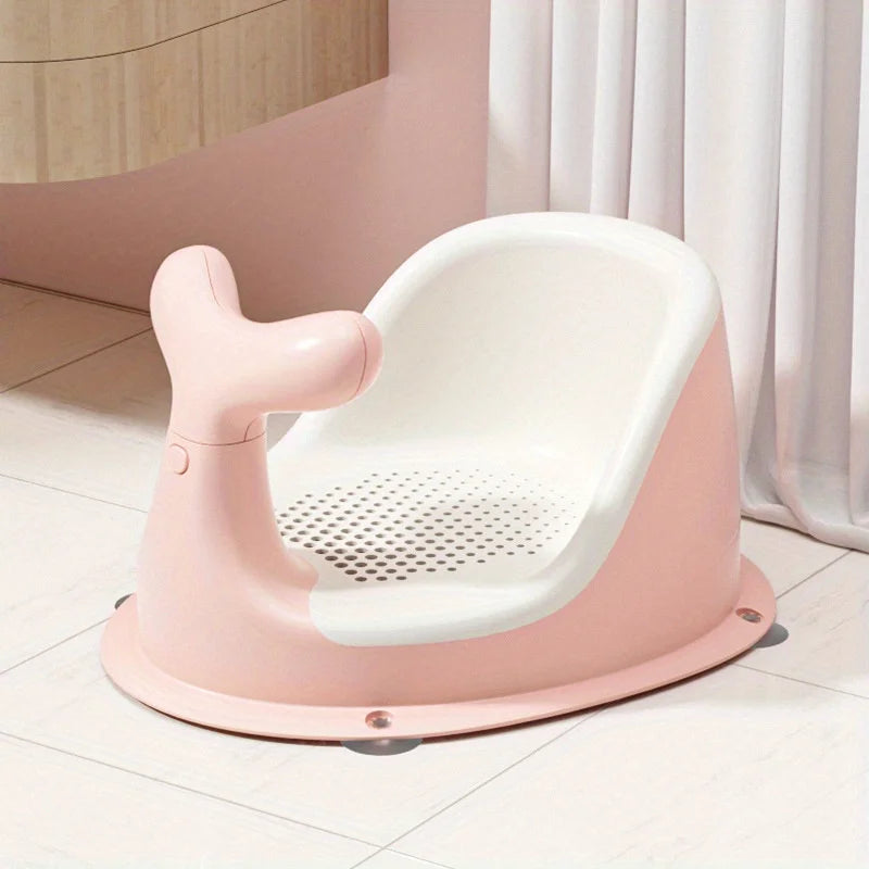 Real-Time Temperature Silicone Baby Take a Bath Bathtub Non-Slip Foot Bath Bucket Folding Bathroom with Temperature Sensing