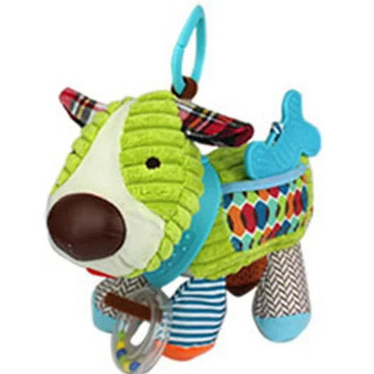 Delight Your Baby with Plush Animal Rattle Toys - Perfect for Stroller and Crib!